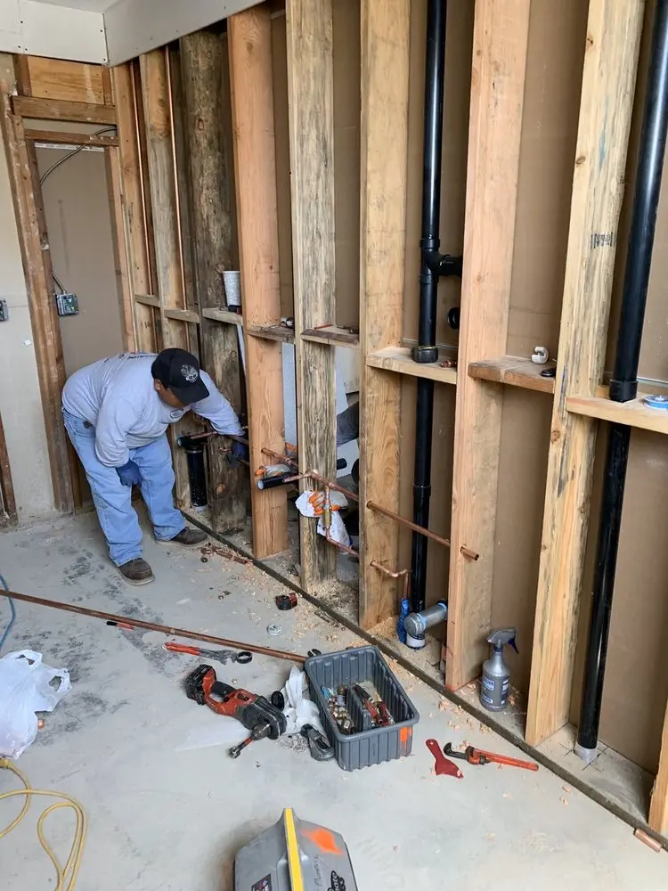 Commercial rough-in plumbing for Water Heater Replacement in Sea Isle City